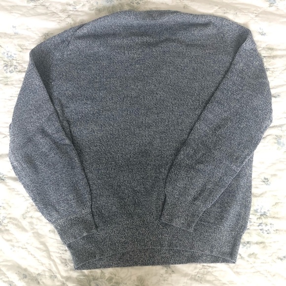 J Crew Factory Marled Blue Men’s Sweater - Picture 7 of 7